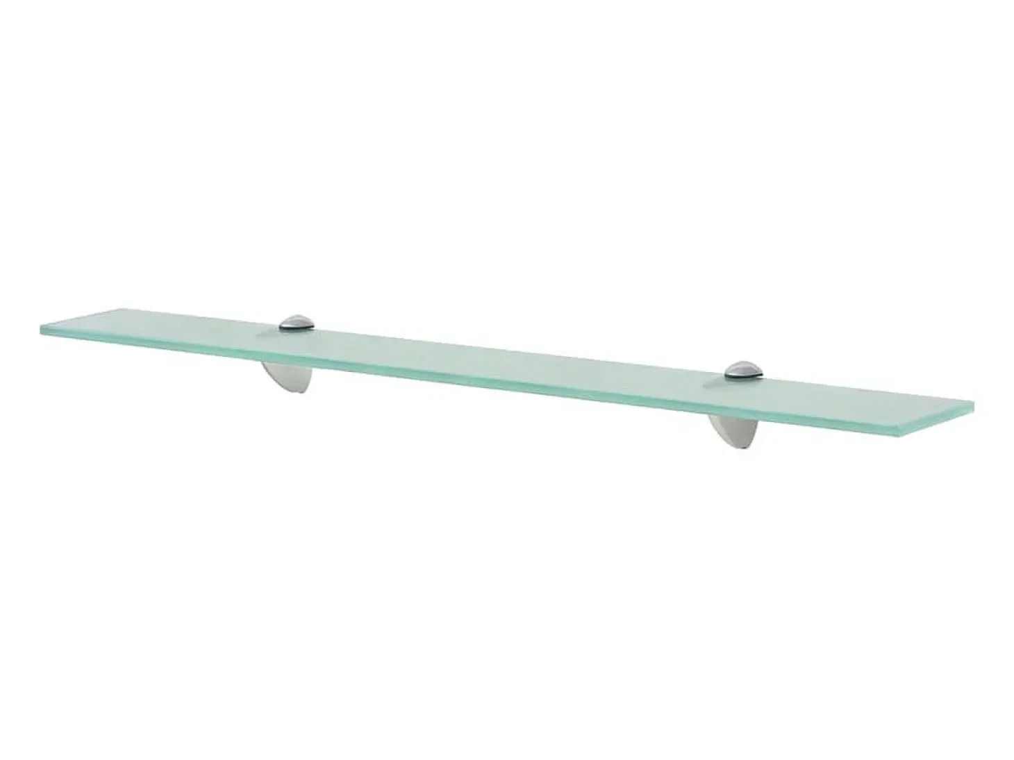 Estantes de pared 2 uds Cristal 70x20 cm 8 mm