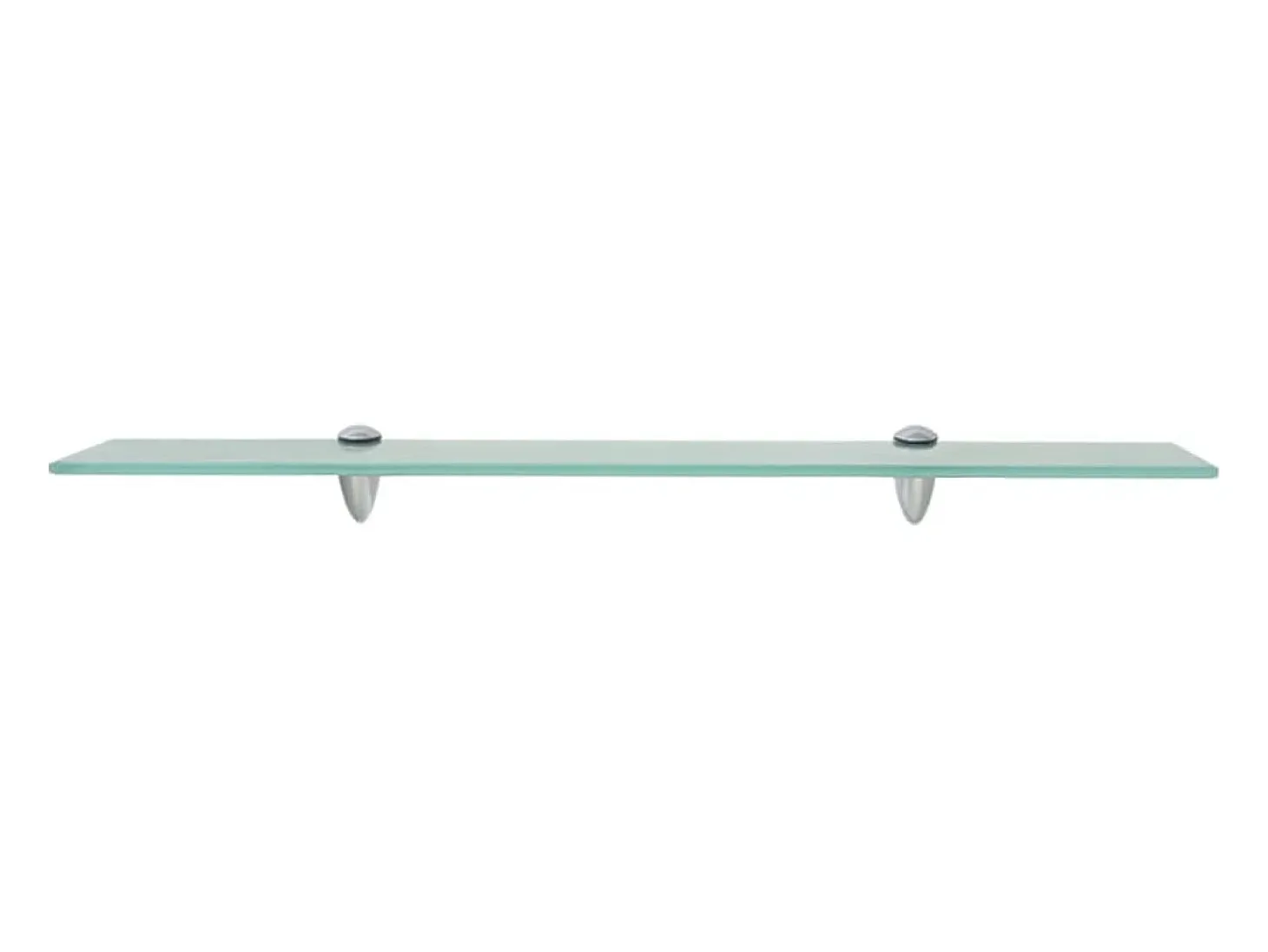 Estantes de pared 2 uds Cristal 70x20 cm 8 mm