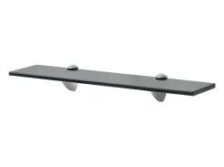 Estantes de pared 2 uds Cristal 50x10 cm 8 mm