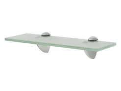 Estantes de pared 2 uds Cristal 30 x 10 cm 8 mm