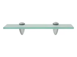 Estantes de pared 2 uds Cristal 30 x 10 cm 8 mm