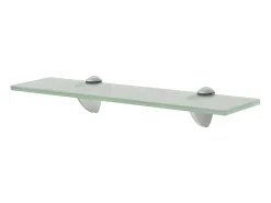 Estantes de pared 2 uds Cristal 40x10 cm 8 mm