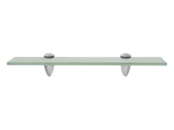 Estantes de pared 2 uds Cristal 40x10 cm 8 mm