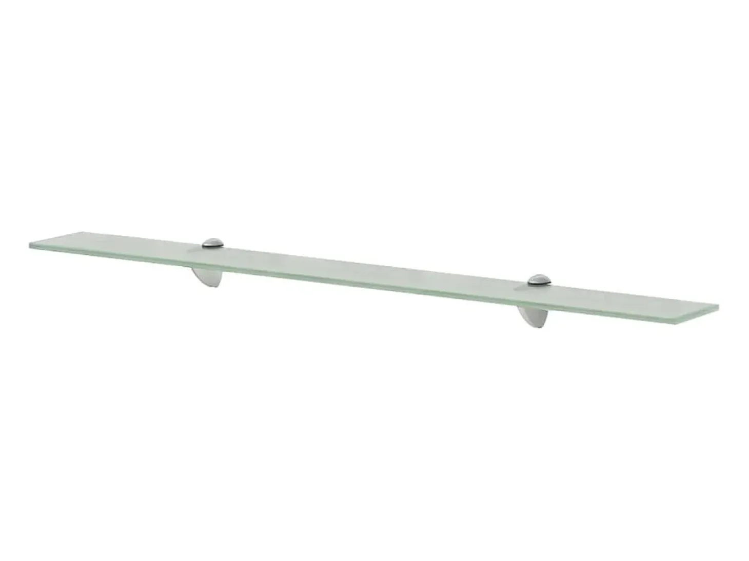 Estantes de pared 2 uds Cristal 90x20 cm 8 mm
