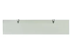 Estantes de pared 2 uds Cristal 90x20 cm 8 mm