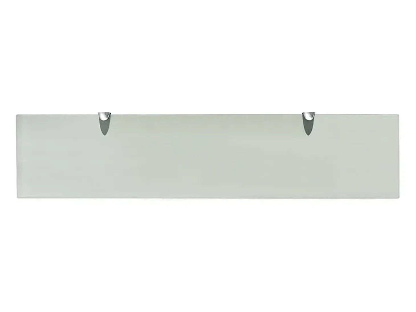 Estantes de pared 2 uds Cristal 90x20 cm 8 mm
