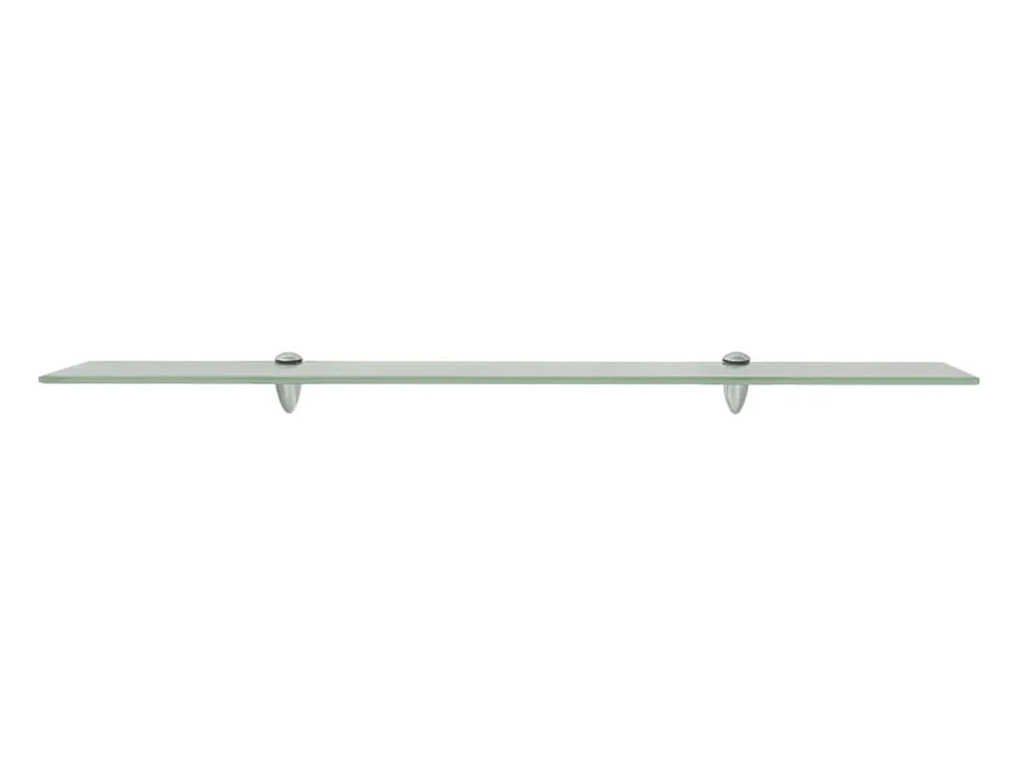 Estantes de pared 2 uds Cristal 90x20 cm 8 mm