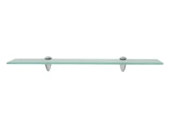 Estantes de pared 2 uds Cristal 60x10 cm 8 mm