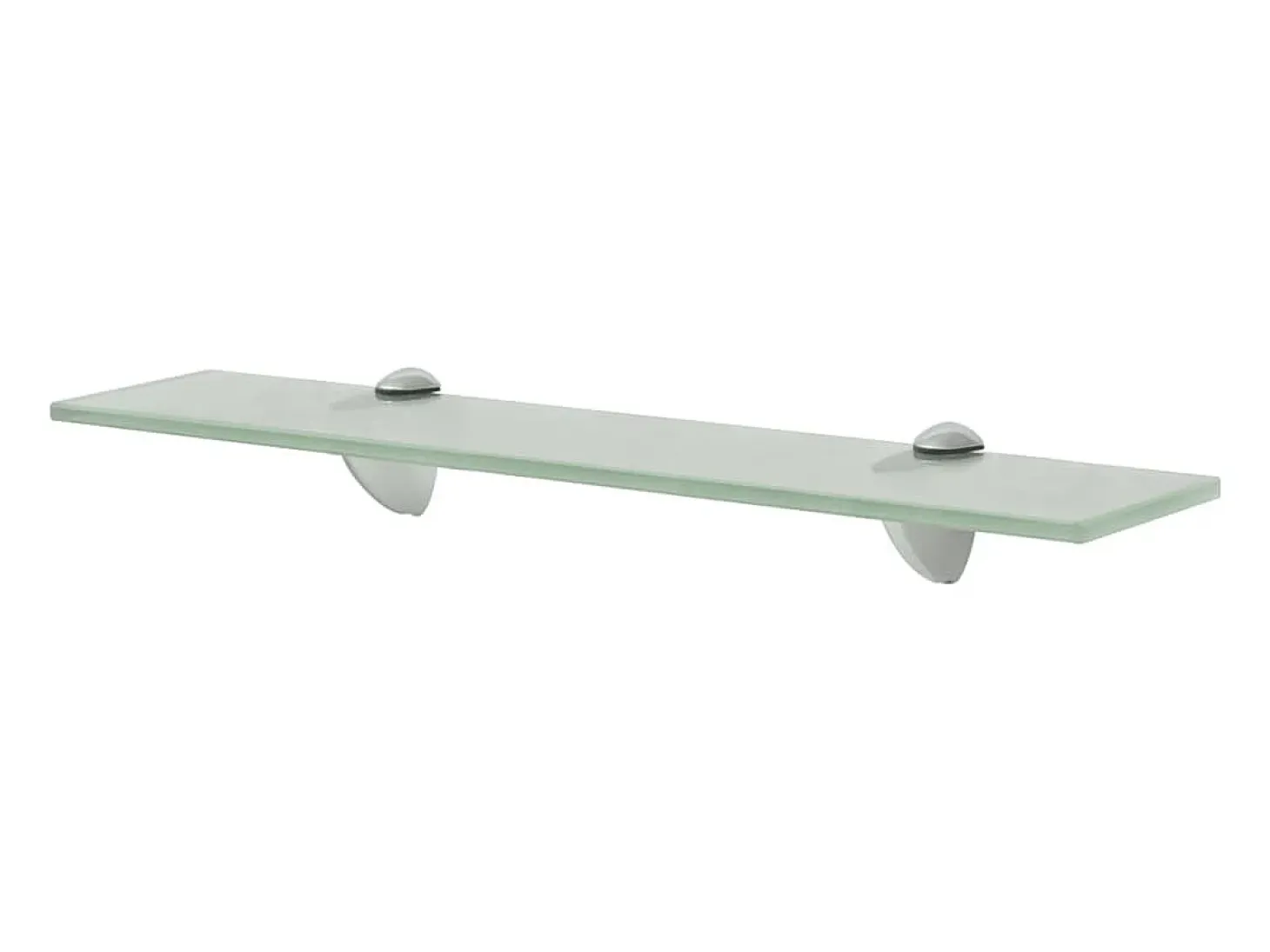 Estantes de pared 2 uds Cristal 50x20 cm 8 mm