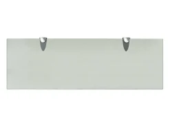 Estantes de pared 2 uds Cristal 60x20 cm 8 mm