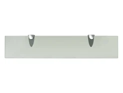 Estantes de pared 2 uds Cristal 50 x 10 cm 8 mm