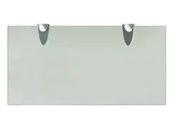 Estantes de pared 2 uds Cristal 40x20 cm 8 mm