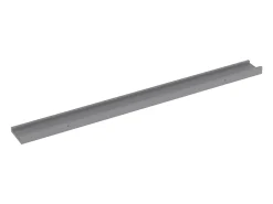 Estantes de pared 2 uds Gris 100x9x3 cm