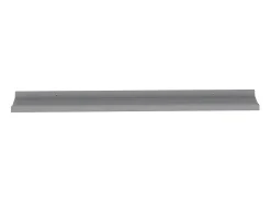 Estantes de pared 2 uds Gris 100x9x3 cm