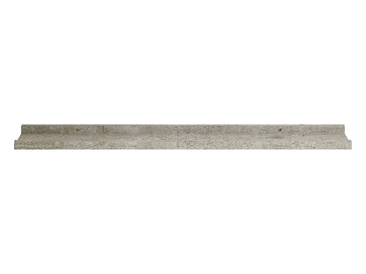 Estantes de pared 2 uds Gris hormigón 80x9x3 cm