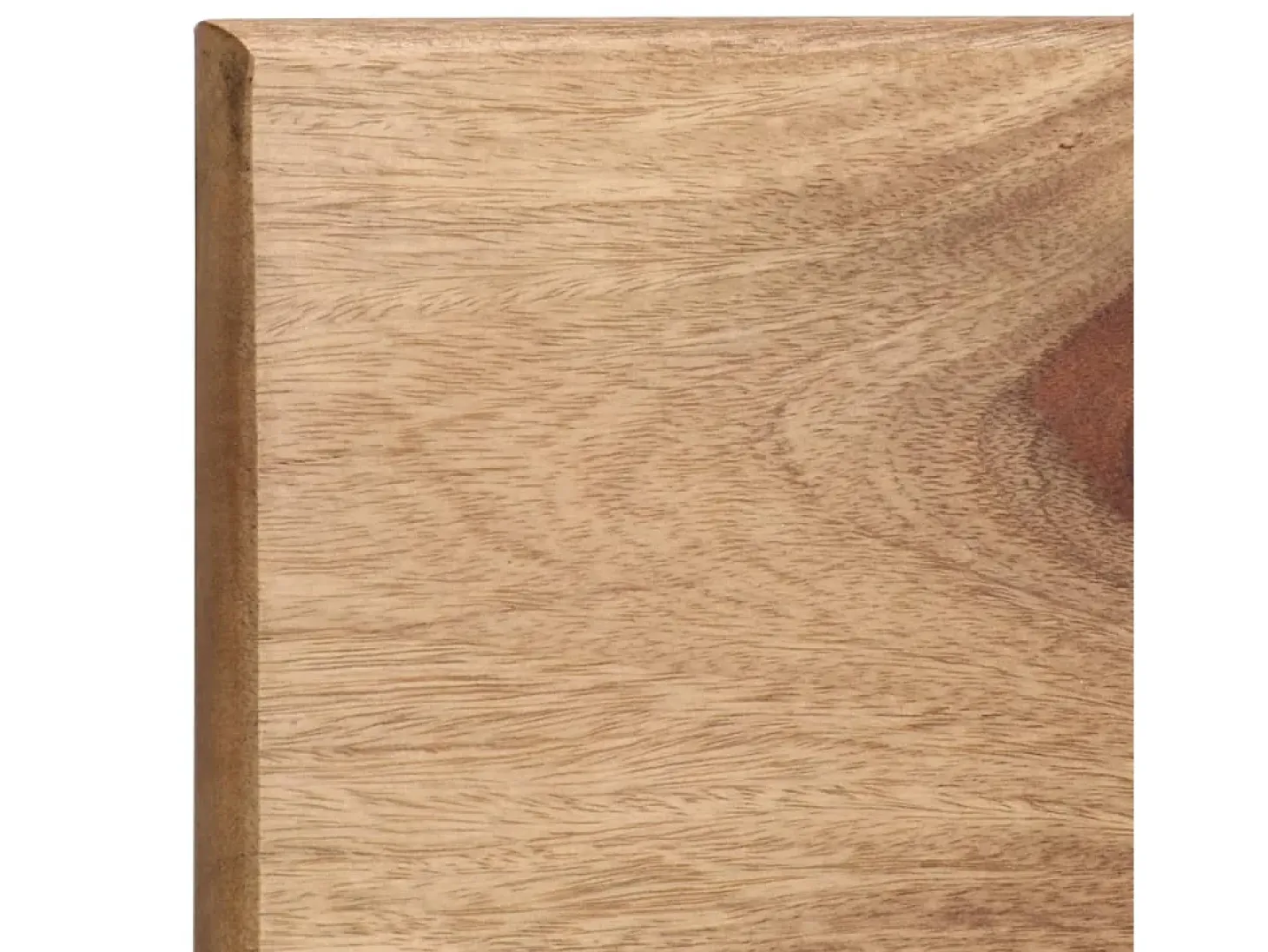 Estantes de pared 2 uds madera maciza de acacia 118x26x20 cm