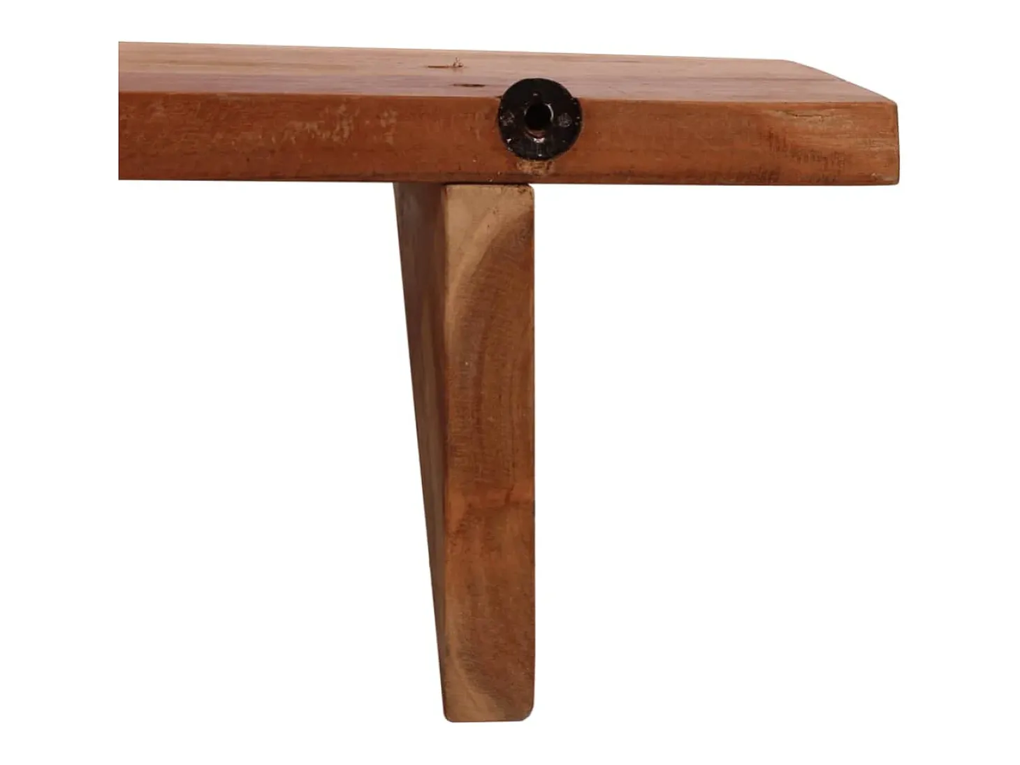 Estantes de pared 2 uds 110x20x18 cm madera maciza de acacia