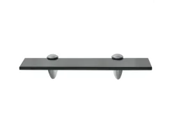Estantes de pared 2 unidades vidrio 8 mm 30x10 cm ES32662