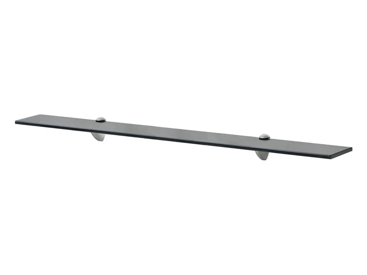 Estantes de pared 2 unidades vidrio 8 mm 90x20 cm ES32144