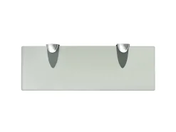 Estantes de pared 2 unidades vidrio 8 mm 30x10 cm ES34359