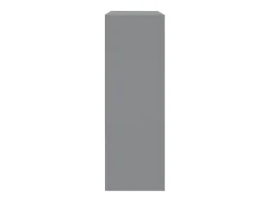 Estantes de pared cúbicos 3 piezas MDF gris