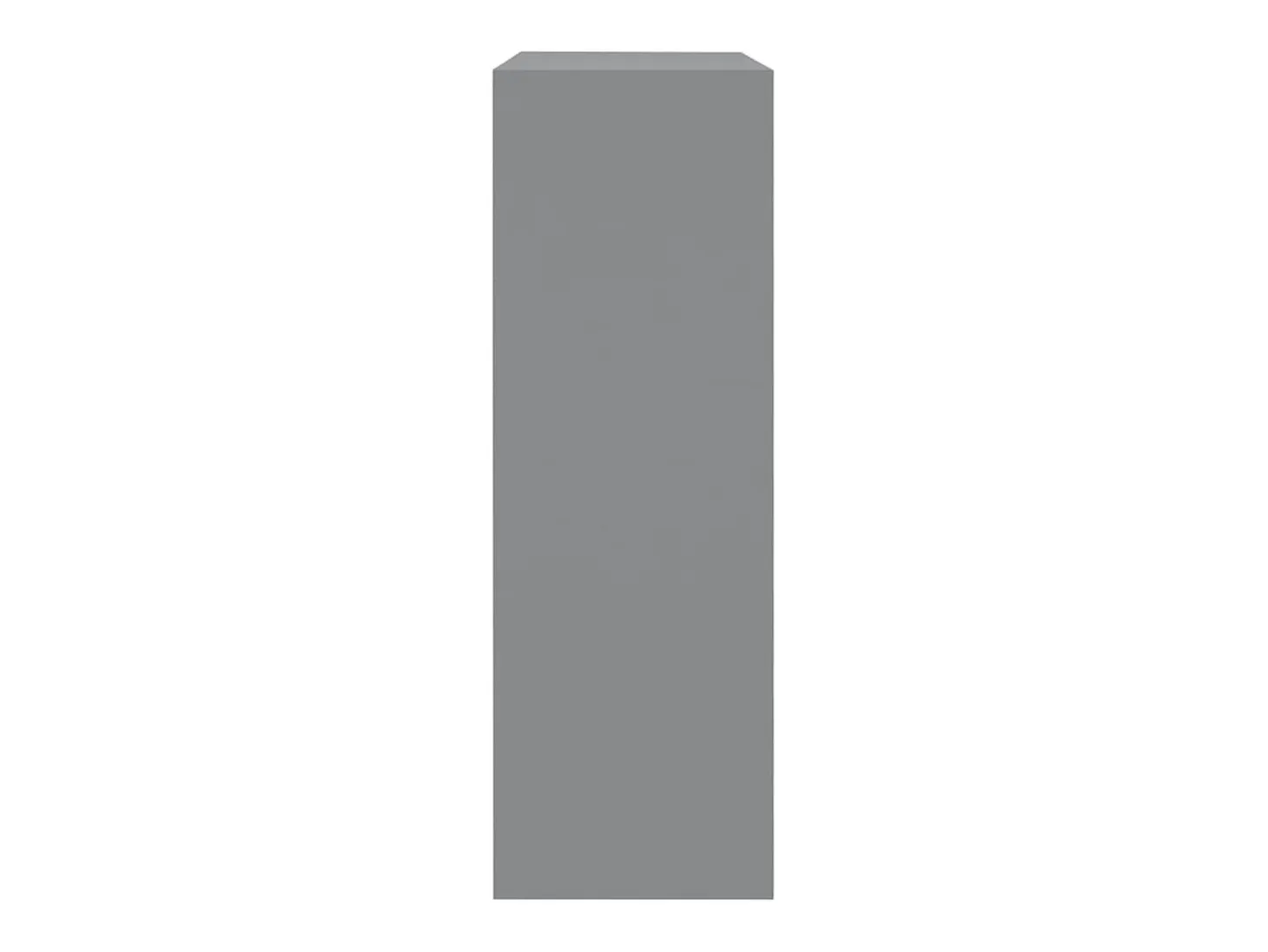 Estantes de pared cúbicos 3 piezas MDF gris