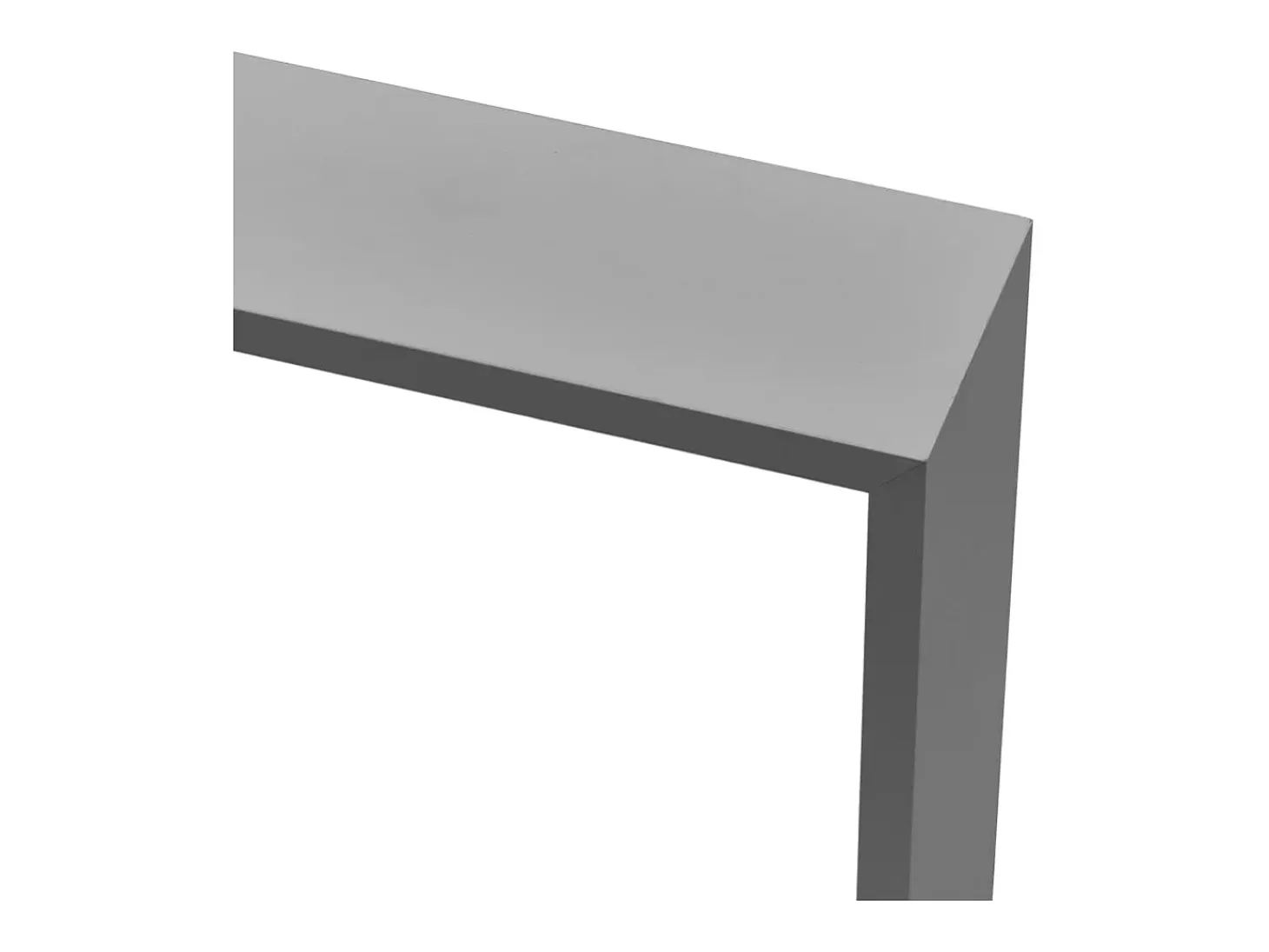 Estantes de pared cúbicos 3 piezas MDF gris