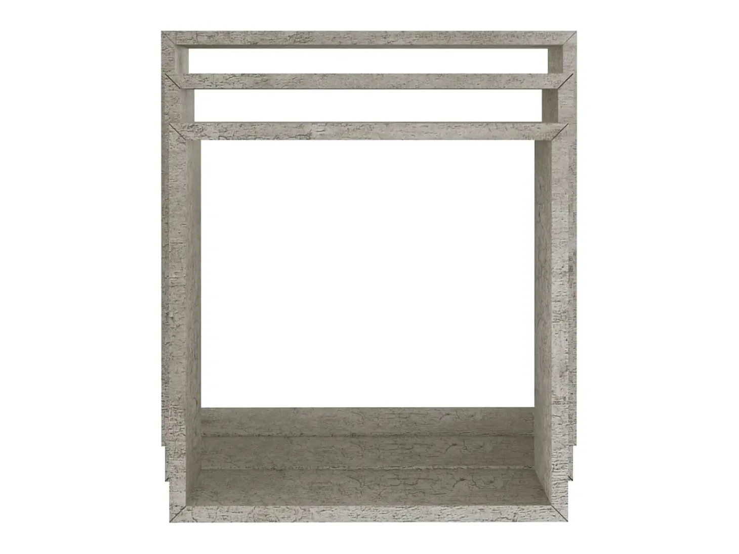 Estantes de pared cúbicos de 3 piezas, gris hormigón