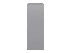 Estantes de pared cúbicos 3 piezas MDF gris