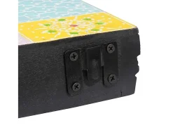 Estantes de pared con balda 3 piezas Multicolor 100 x 20 x 6 cm