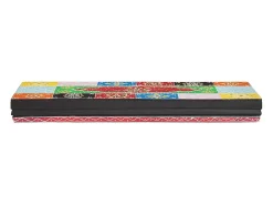 Estantes de pared con balda 2 uds Multicolor 60 x 20 x 6 cm