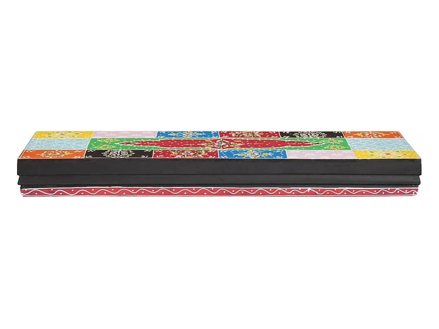 Estantes de pared con balda 2 uds Multicolor 60 x 20 x 6 cm