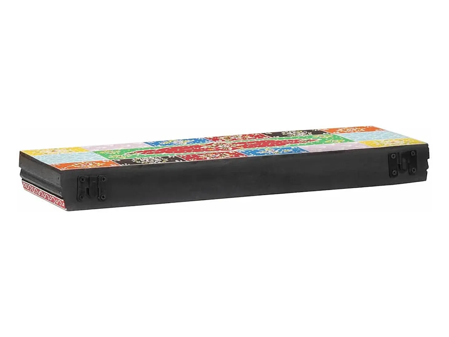 Estantes de pared con balda 2 uds Multicolor 60 x 20 x 6 cm