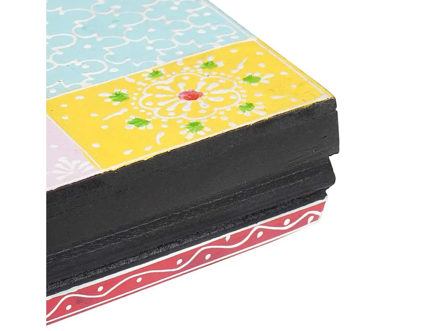 Estantes de pared con balda 2 uds Multicolor 60 x 20 x 6 cm