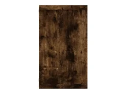 Estantes de pared cubo 4 piezas Roble ahumado 80x15x26,5 cm