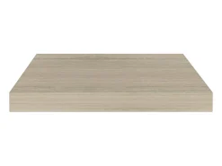 Estantes de pared de pared 2 uds MDF roble 40x23x3,8 cm ES59174