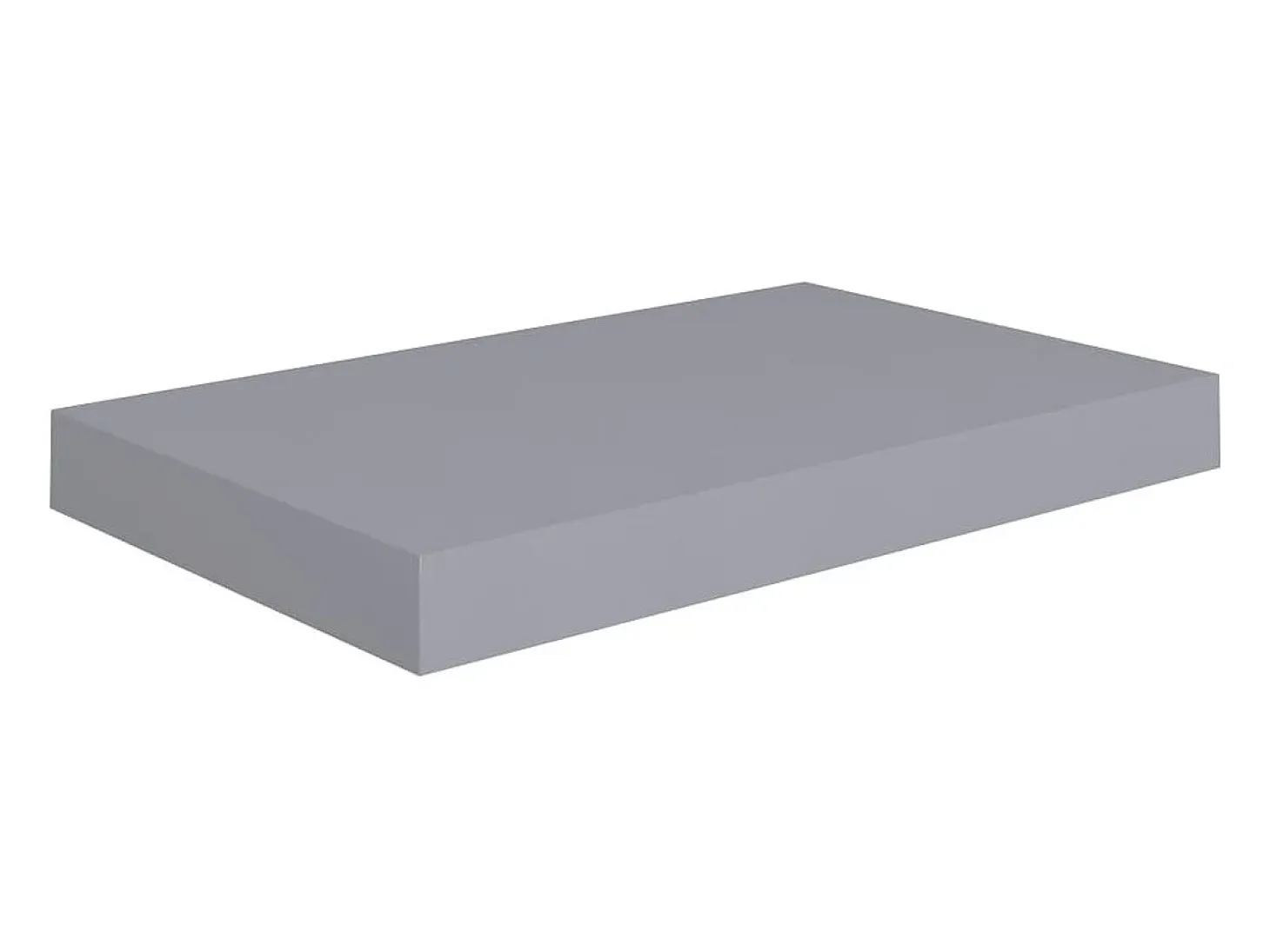 Estantes de pared de pared 2 uds MDF gris 40x23x3,8 cm ES31246