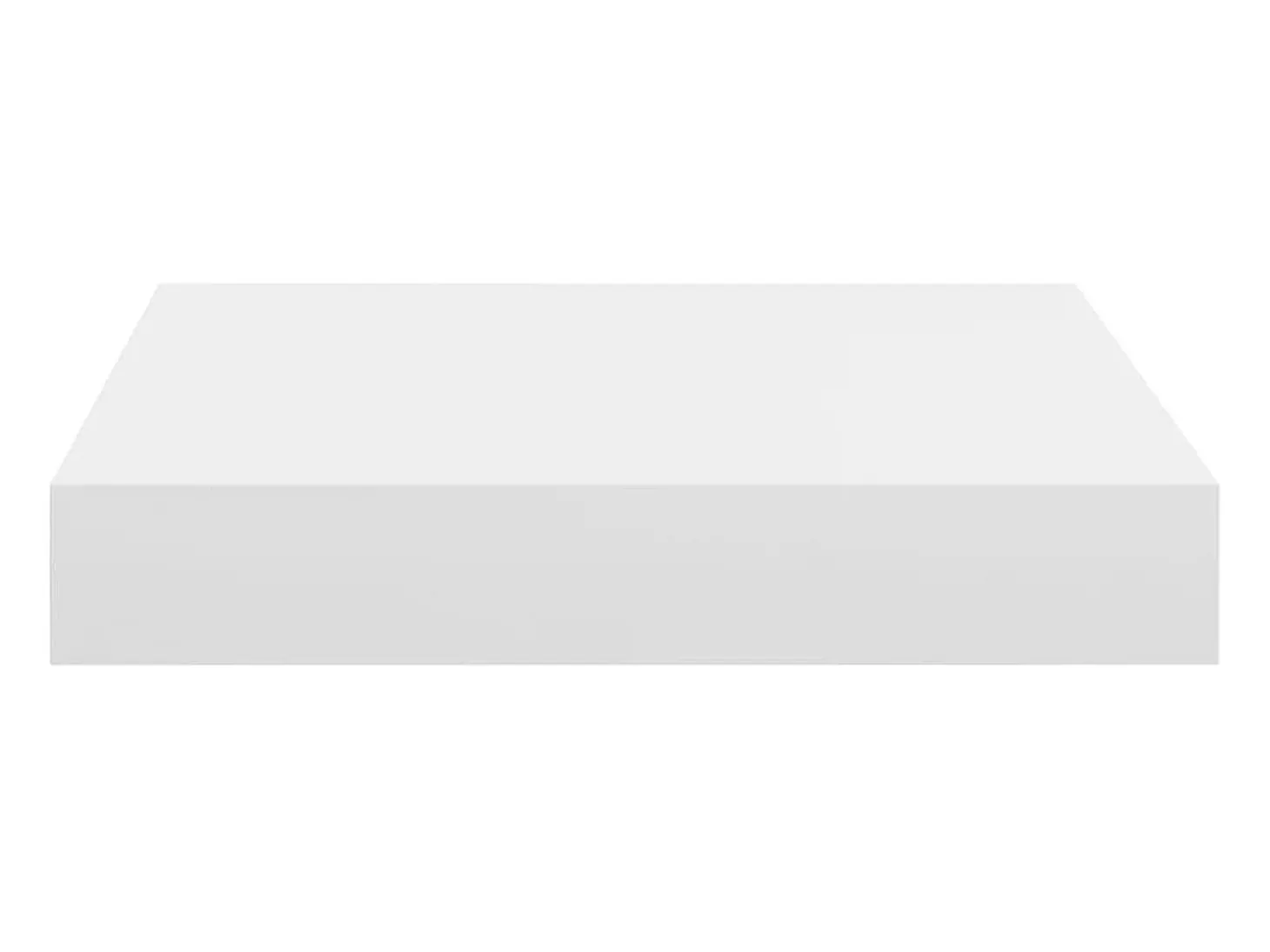 Estantes de pared de pared 4 uds MDF blanco 23x23,5x3,8 cm ES38344