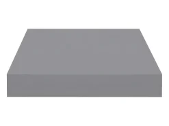 Estantes de pared de pared 4 uds MDF gris 23x23,5x3,8 cm ES73966