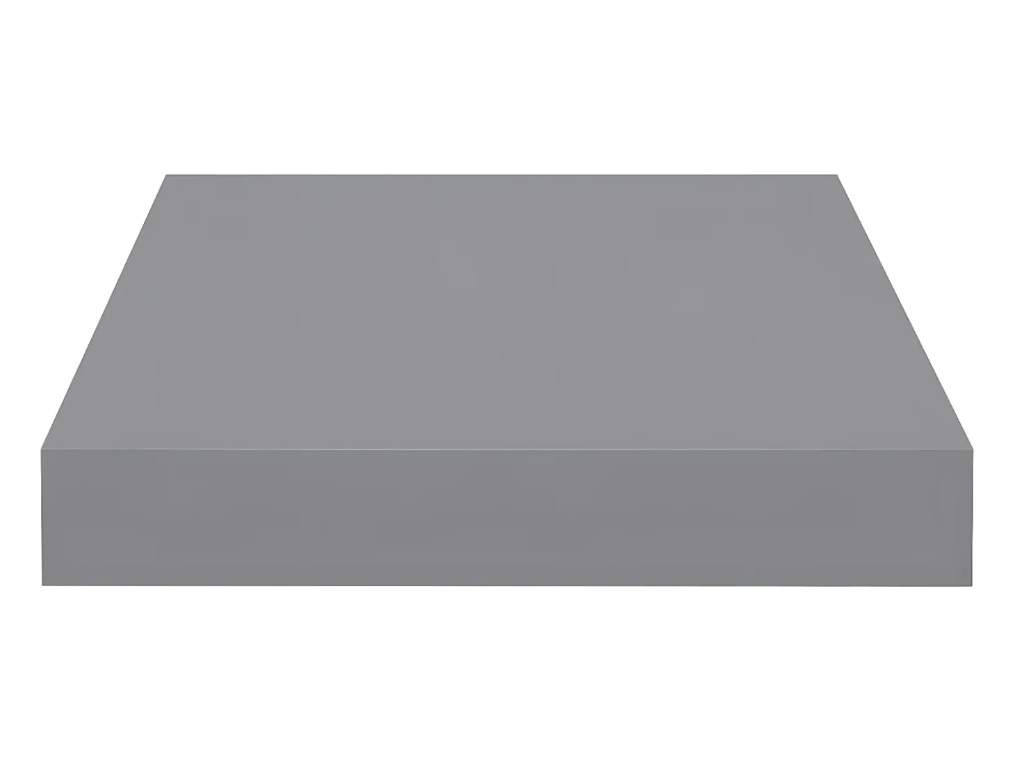 Estantes de pared de pared 4 uds MDF gris 23x23,5x3,8 cm ES73966