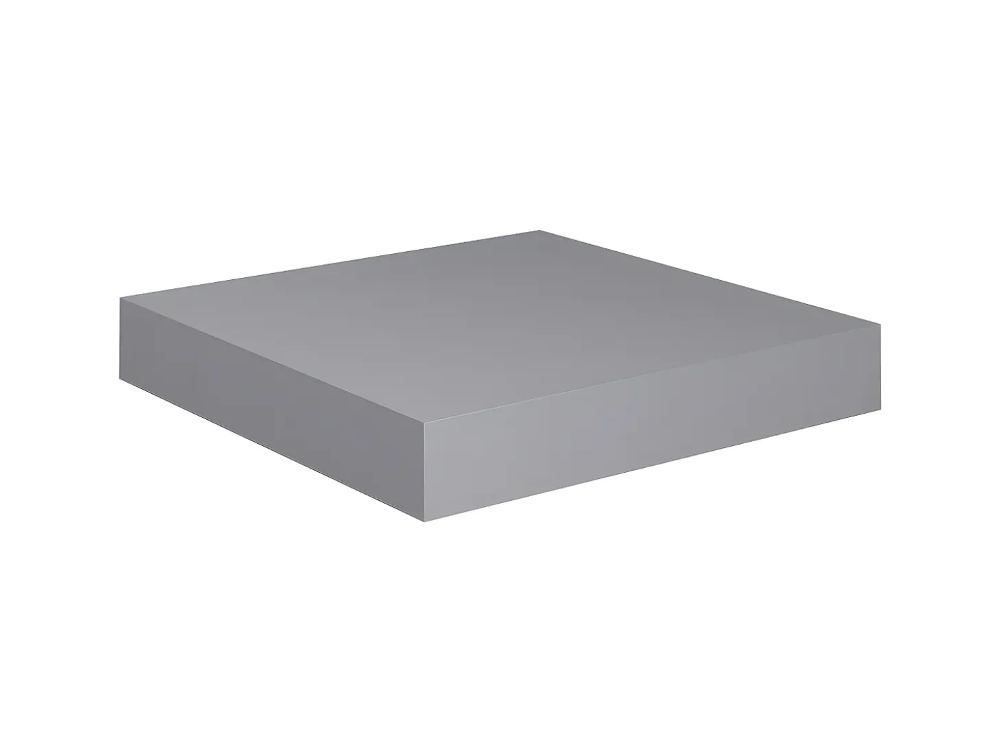 Estantes de pared de pared 4 uds MDF gris 23x23,5x3,8 cm ES73966