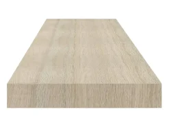 Estantes de pared de pared 4 uds MDF roble 90x23,5x3,8 cm ES15530