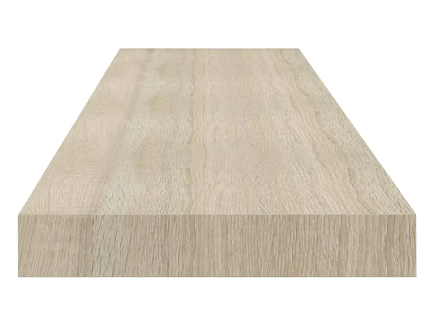 Estantes de pared de pared 4 uds MDF roble 90x23,5x3,8 cm ES15530