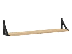 estantes de pared de roble Sonoma de 80 x 15 x 15,5 cm, madera de ingeniería.