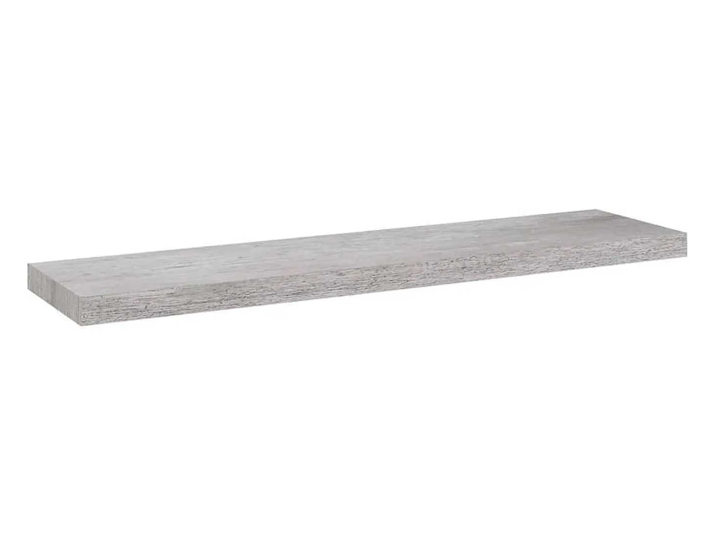 Estantes de pared flotantes 4 piezas Gris hormigón 90x23,5x3,8cm MDF