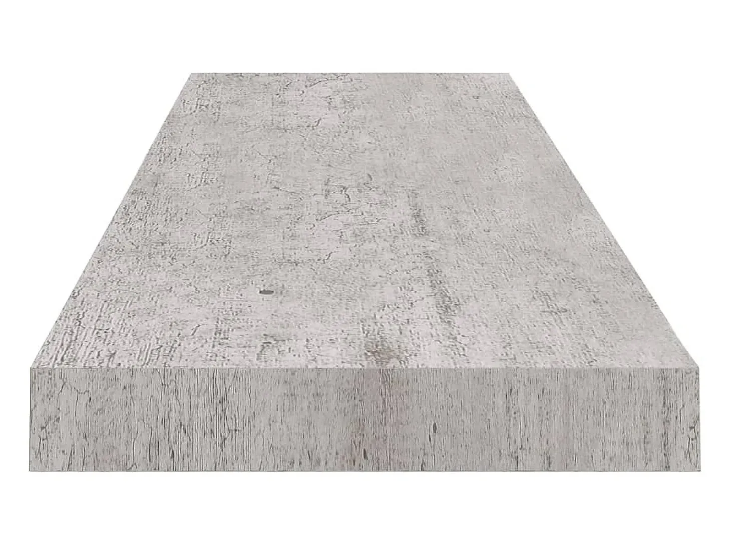Estantes de pared flotantes 4 piezas Gris hormigón 90x23,5x3,8cm MDF