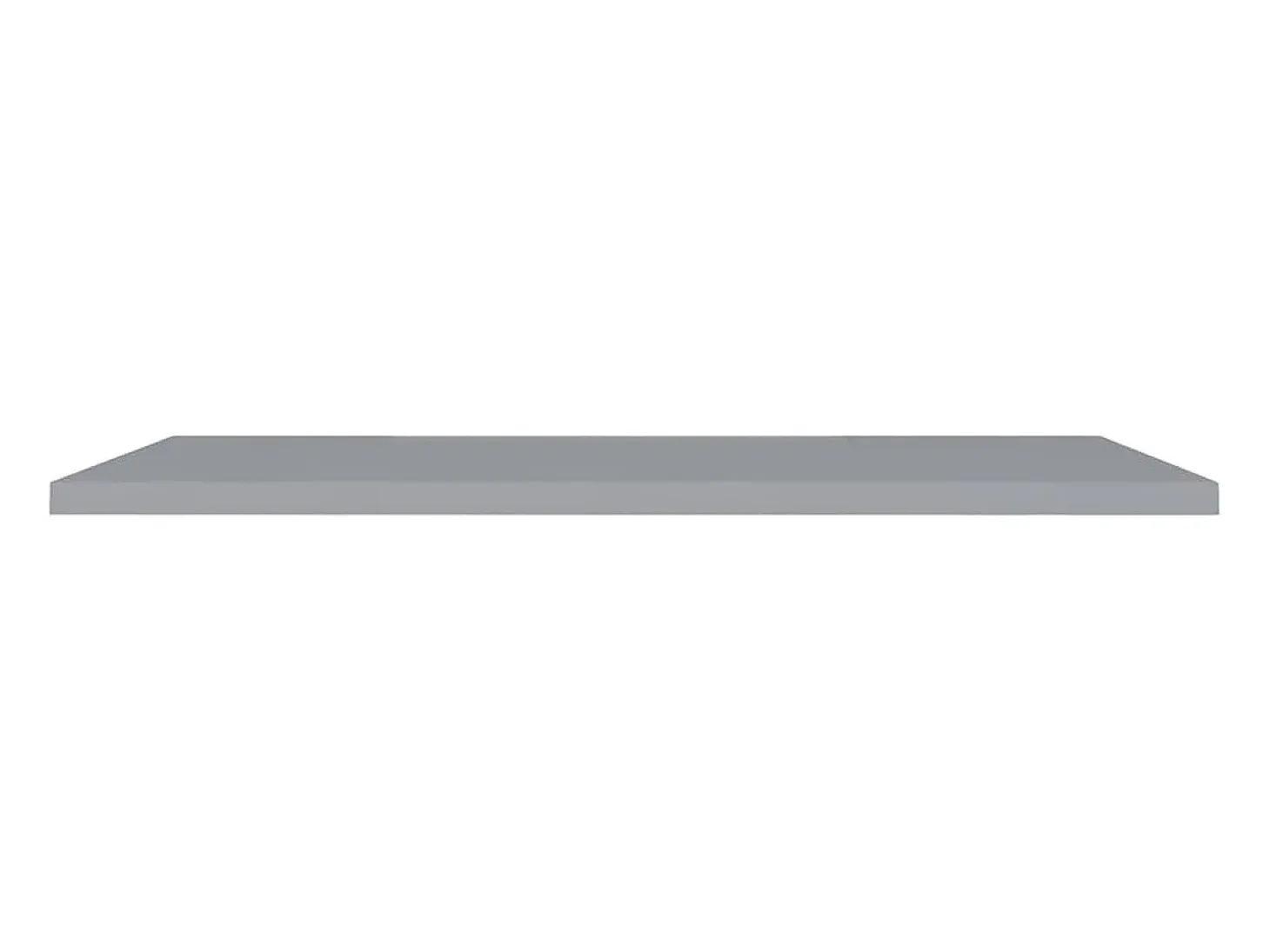 Estantes de pared flotantes 2 piezas gris 120x23,5x3,8 cm MDF