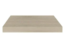 Estantes de pared flotantes 2 piezas roble 40x23x3,8 cm MDF