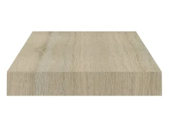 Estantes de pared flotantes 2 piezas roble 40x23x3,8 cm MDF