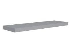 Estantes de pared flotantes 4 piezas gris 80x23,5x3,8 cm MDF
